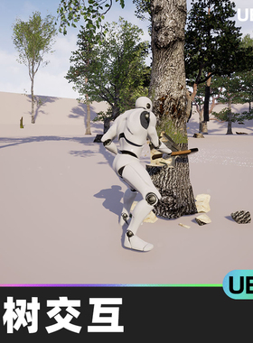 Chaos based Choppable and Interactive Trees V 1砍树蓝图UE5.1