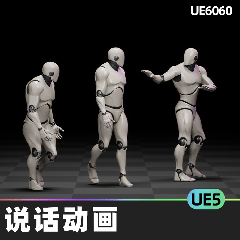 Talk while walking or standing animations说话动画UE5对话讨论
