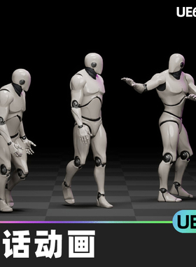 Talk while walking or standing animations说话动画UE5对话讨论