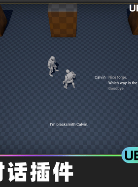 Dialogue Plugin人物对话插件UE5工具代码创建对话UE5.1虚幻5.2