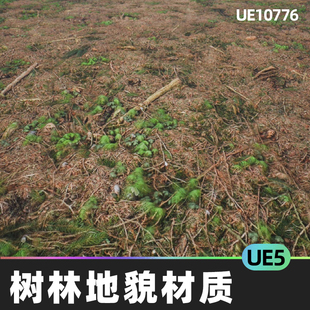 Vol.I Materials 森林山脉地貌材质5.4虚幻UE5 Landscape Forest