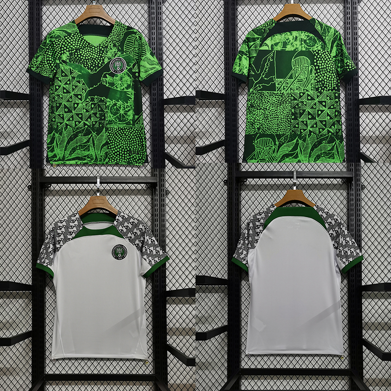 尼日利亚主客场球衣足球服24-25 Nigeria home away jersey shirt 运动/瑜伽/健身/球迷用品 足球服 原图主图