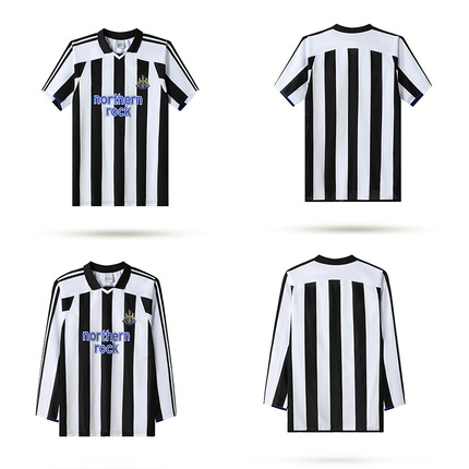 纽卡斯尔复古主场足球服球衣03-05 Newcastle retro jersey shirt