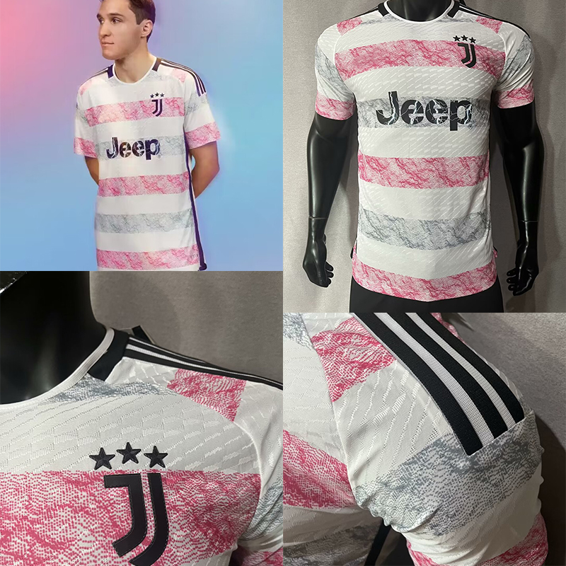 尤文图斯客场球员版足球服球衣23-24 Juventus away jersey shirt