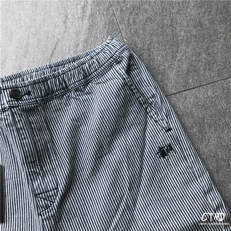 "Special Australian version of Stussy Worker Street PANT striped casual workpiece long trousers straight type couple"