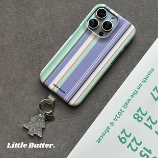 Little Butter模糊条纹原创设计韩国进口菲林艺术小众ins风氛围16