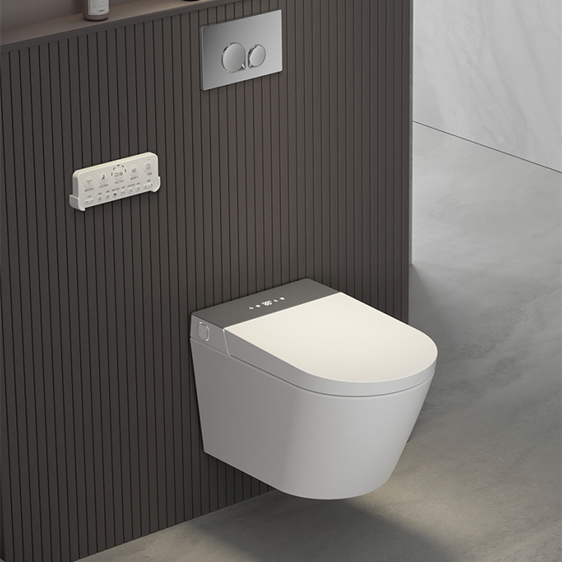 壁挂智能马桶一体式全自动感应挂墙坐便器墙排隐藏水箱电动挂便器