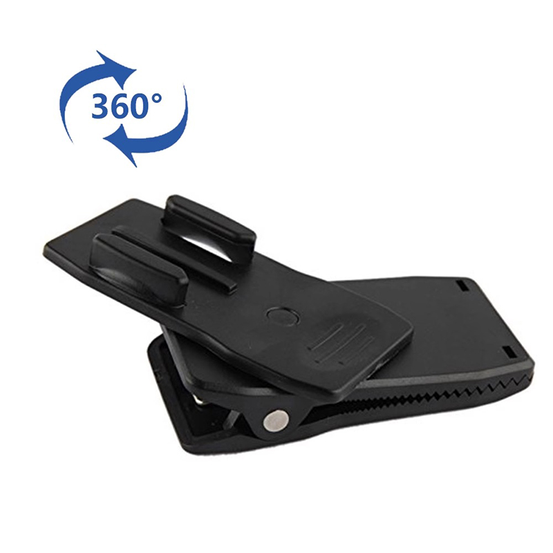 GoPro背包夹12/11/10/9运动相机大疆背包360度旋转快拆固定夹配件