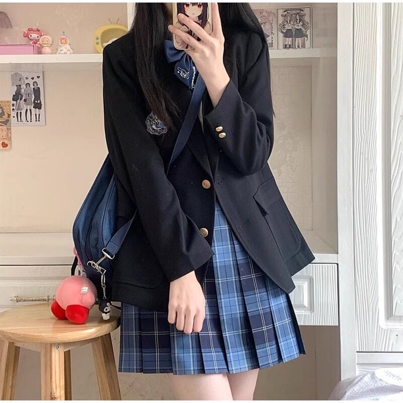 学院风日系jk制服西装外套春秋女