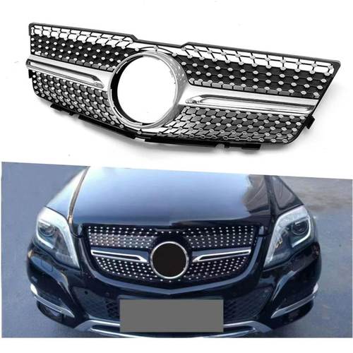 适用于2013-2015款奔驰GLK级X204改装满天星中网 ABS材料