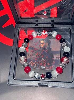 DIDOU男女猫眼石钛钢原创手链