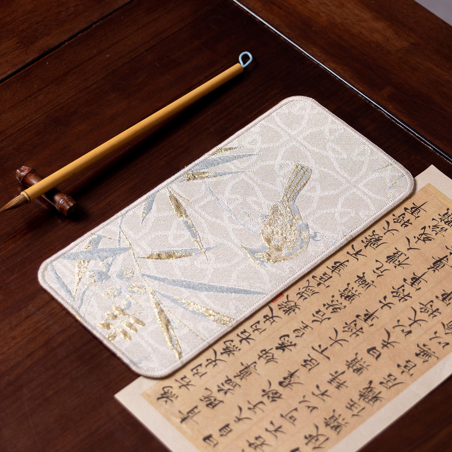 书法臂垫毛笔字毛毡垫迷你手枕双面臂搁国画专用小毛毡手垫防脏垫