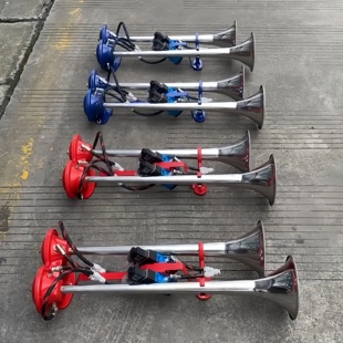 泰国气喇叭24V货车汽车卡车半挂车强磁改装汽笛超响大音量高低音