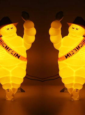 大货车24V七彩车顶灯装饰白米胖子米其林公仔卡车通用示宽装饰灯