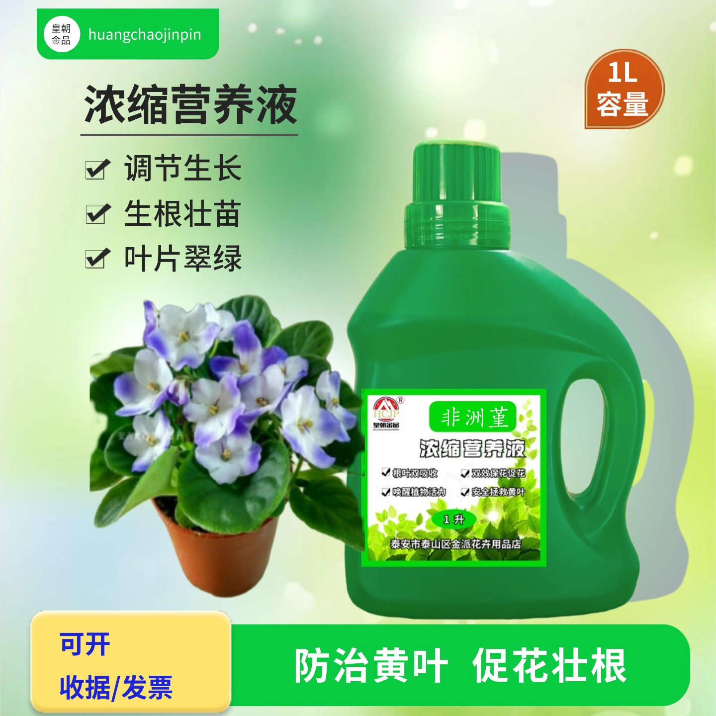 紫罗兰非洲堇盆栽高浓缩营养液专用室内花卉植物促花氮磷钾水溶肥