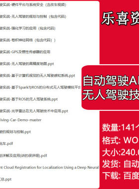 无人自动驾驶汽车PPT模板发展历史现状前景原理技术机遇挑战硬件