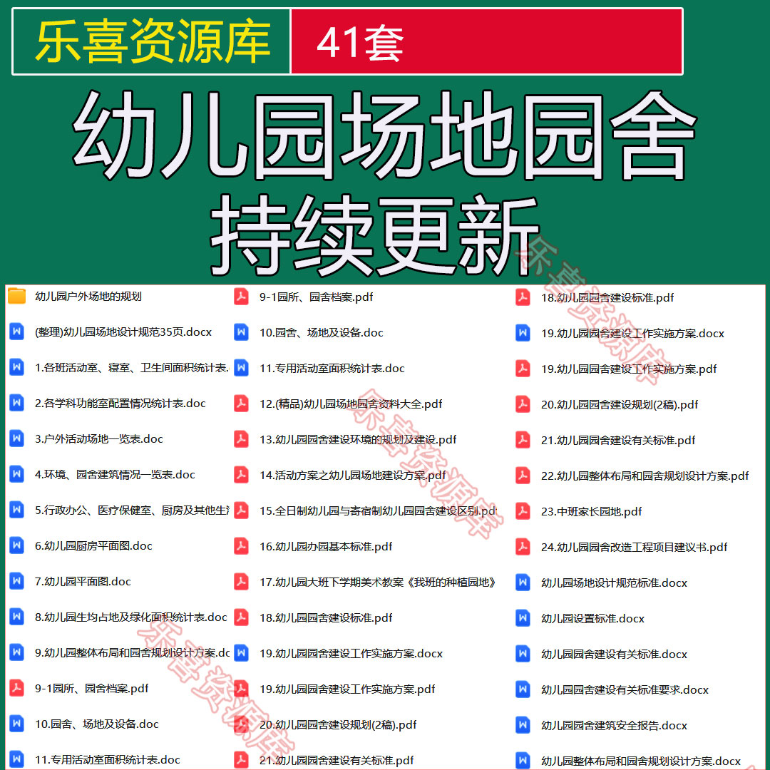 幼儿园场地园园舍建设环境规划园舍规划设计方案户外环境改造计划