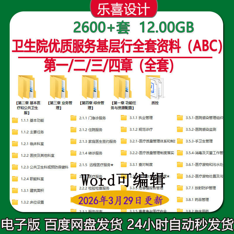 卫生院优质服务基层行全套资料ABC医院优质服务基层行评审材料