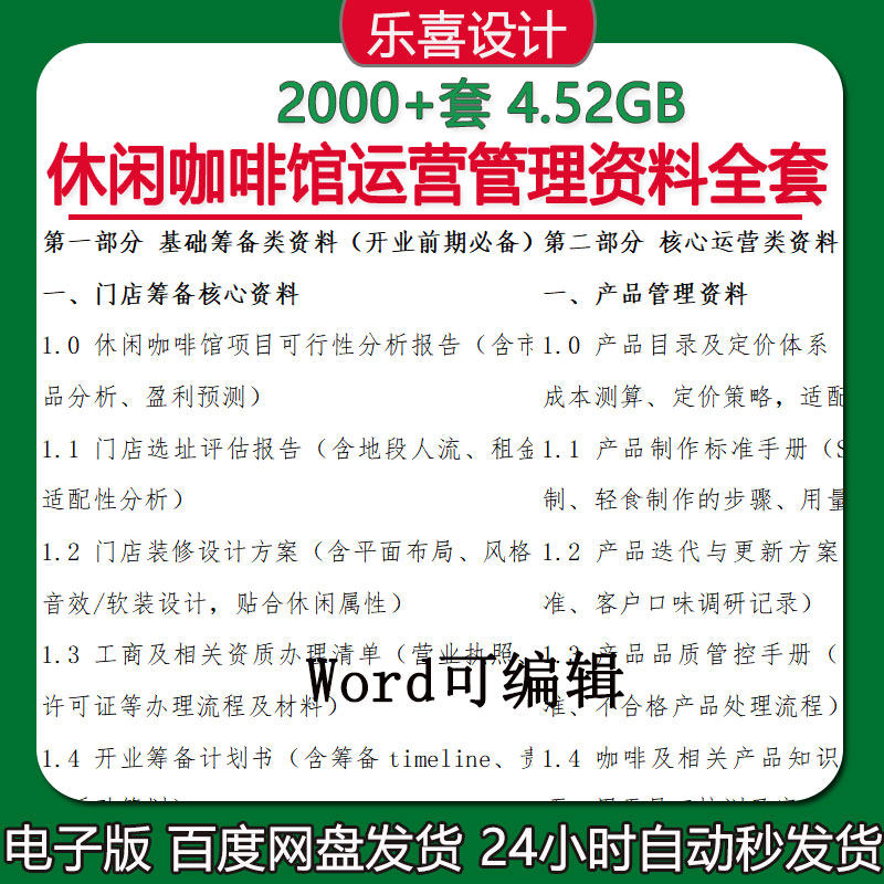 休闲咖啡馆管理资料全套客户接待服务规范会员管理制度及员工培训