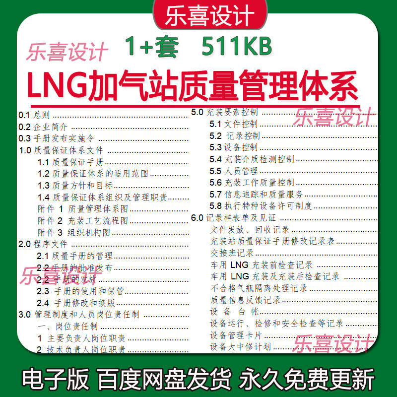 LNG加气站质量管理体系文件设备使用定期检验制度及安全操作规程