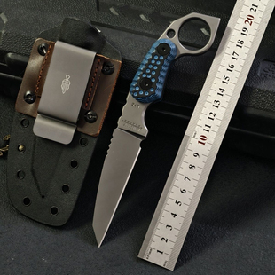 米勒兄弟Miller Bros.BIsdes爪刀代工定制版户外直刀锋利高硬度