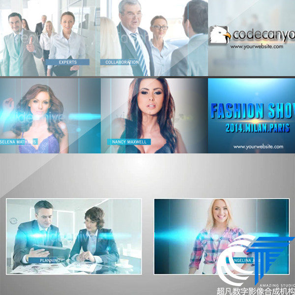 企业宣传片公司专题魅力商业片头开场视频剪辑动画制作AE模板