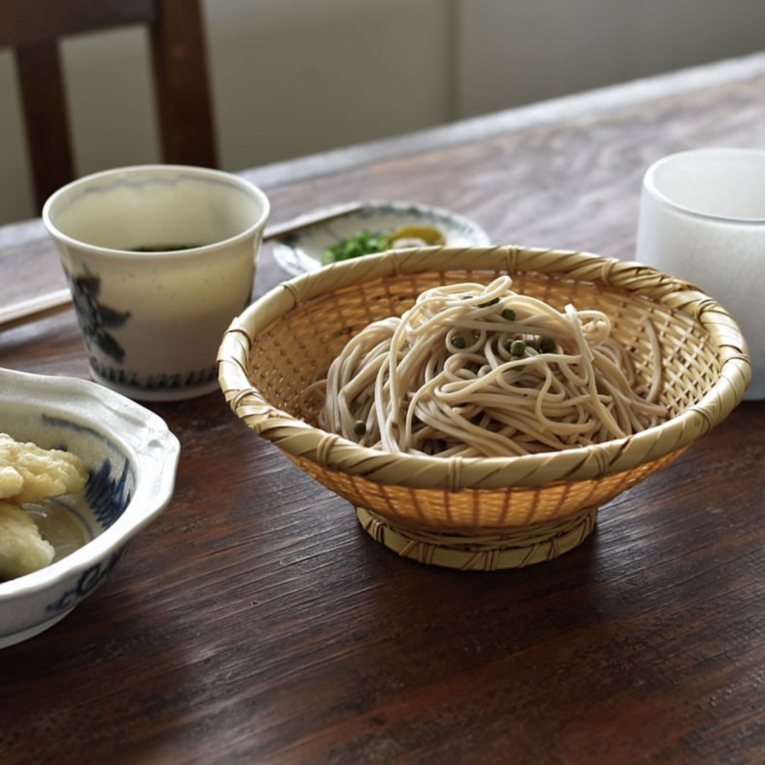 手工竹编日式面包篮水果篮沥水篮