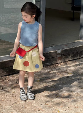 女童短裙2026夏季新款韩版儿童