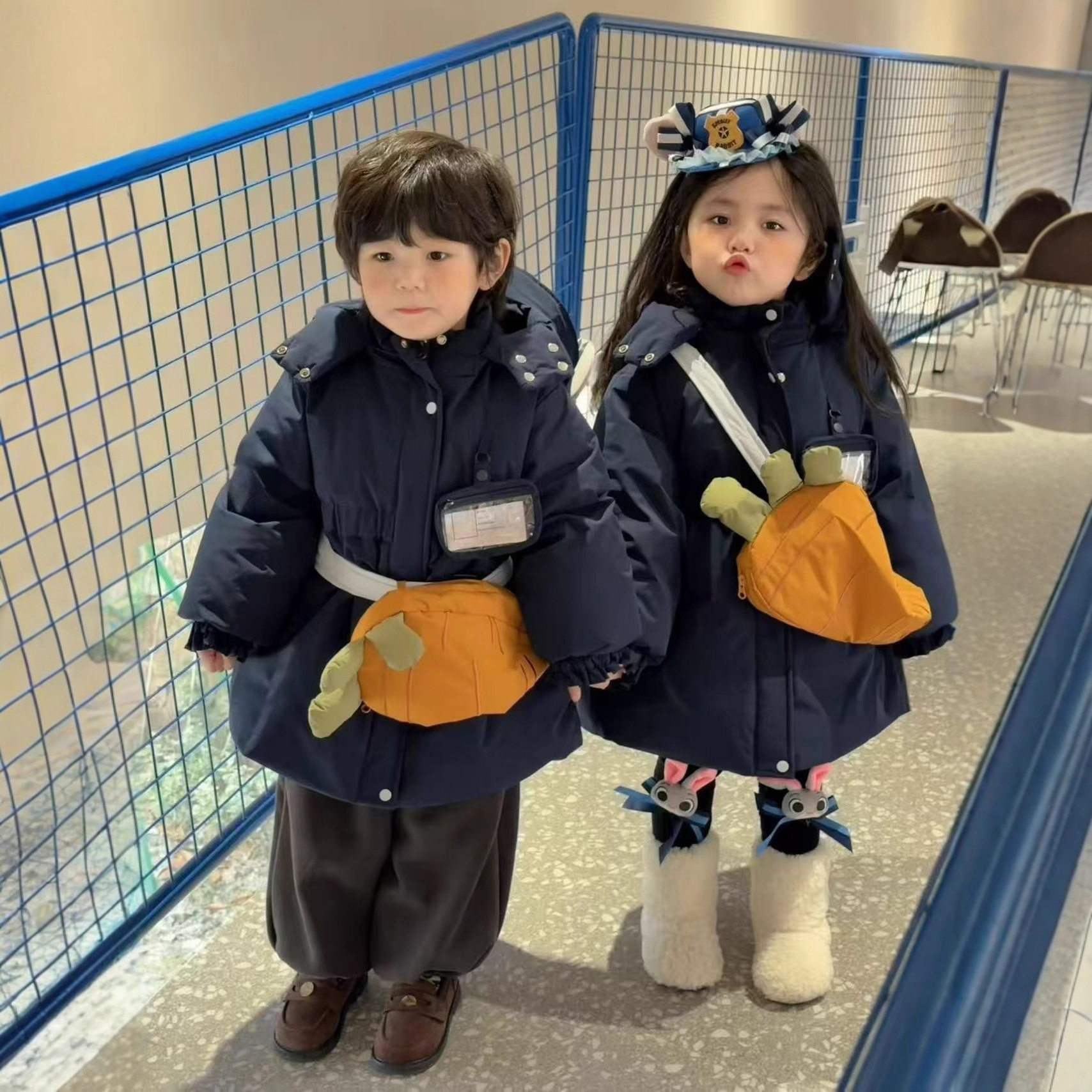 女童羽绒服冬季新款儿童外套加厚