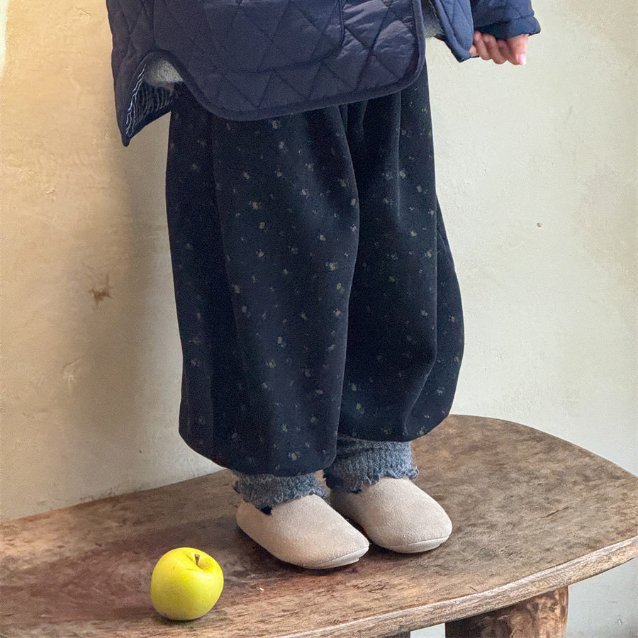 森林贝儿加绒碎花裤2025冬新品韩版宽松森系清新碎花女童加绒牛仔,童装/婴儿装/亲子装,儿童牛仔裤,淘宝优惠券,粉丝福利购,淘宝优惠卷