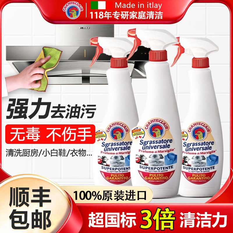 大公鸡去油污清洁剂强力清洗抽油烟机厨房去污神器公鸡头重油污净