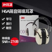 H6A专业隔音耳罩防噪音学习睡觉睡眠工厂超强降噪射击防护耳罩