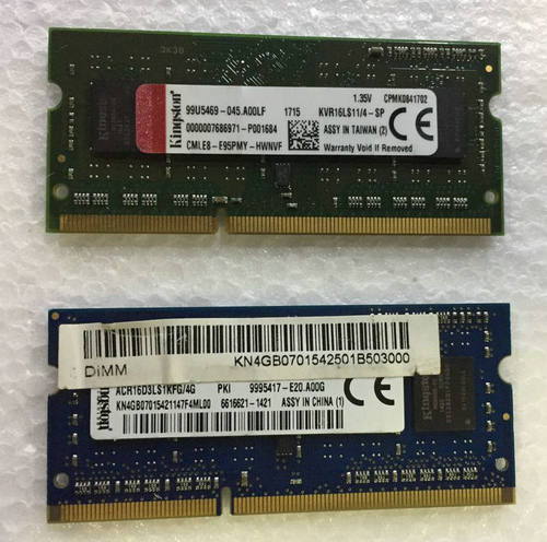 金士顿ddr3笔记本内存