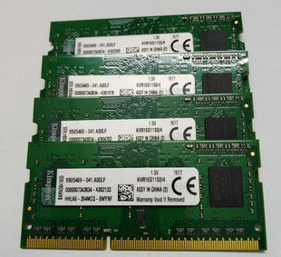 1600 DDR3 笔记本内存 1.5v KVR16S11S8 金士顿