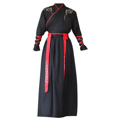 毕业照改良古装汉服女中国风交领古风男武侠服学生班服侠客雪龙吟