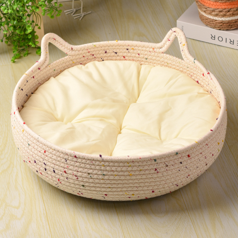 猫窝冬季冬天保暖四季通用藤编网红猫抓窝猫舍猫房子宠物窝猫咪窝