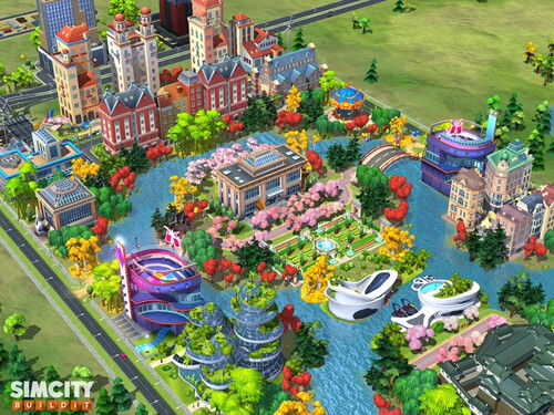 模拟城市我是市长破解无线金币绿钞资源单机游戏经营建筑休闲游戏