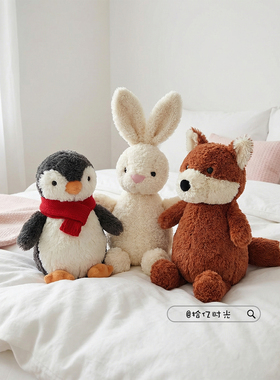 企鹅小公仔毛绒玩具翟潇闻可爱狐狸丑萌猪玩偶布娃娃女孩生日礼物