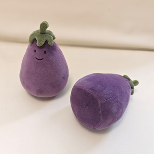 茄子毛绒玩具挂件公仔英国玩偶可爱布娃娃钥匙扣挂饰创意生日礼物