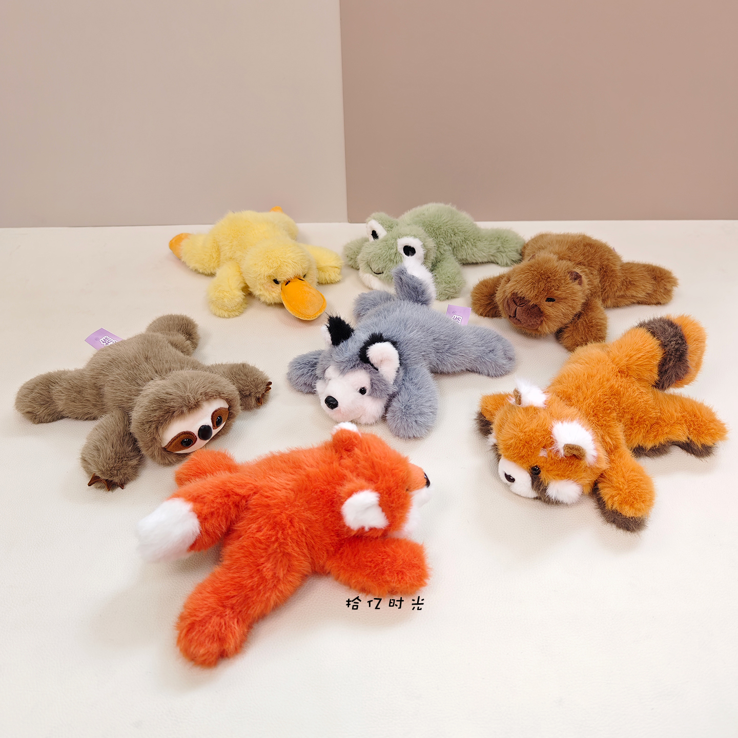 掌中宝可爱小马熊猫公仔毛绒玩具