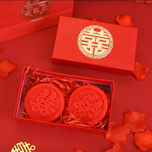 香皂伴手礼实用小礼品手工皂喜皂高颜值送人婚礼结婚国风单品物品