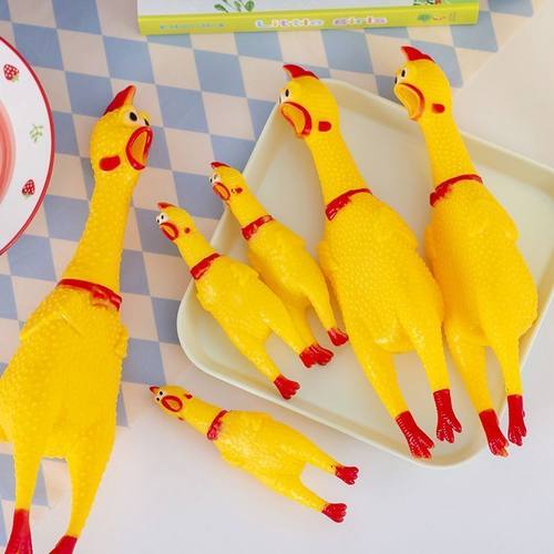 大号惨叫鸡 发泄玩具鸡 尖叫鸡发泄鸡惨叫公鸡新奇特玩具地摊热卖