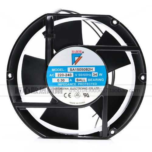HABOR SA15050B2H 220-240V 0.30A 34W 17CM 17251 轴流风机