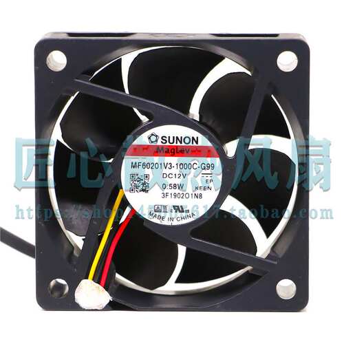 建准SUNON MF60201V3-1000C-G99 A99 12V 0.58W 6020 6CM散热风扇