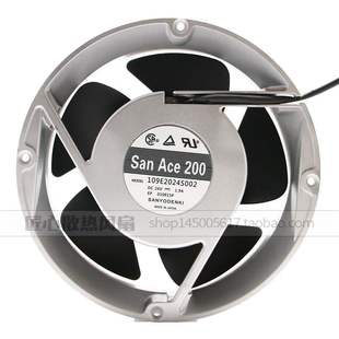 002 圆形大风量暴力散热风扇109E2024V0S03 24V1.9A 20CM直流