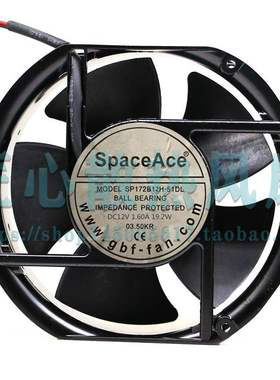 SpaceAce风机 SP172B12H-51DL 12V 变频器散热风扇
