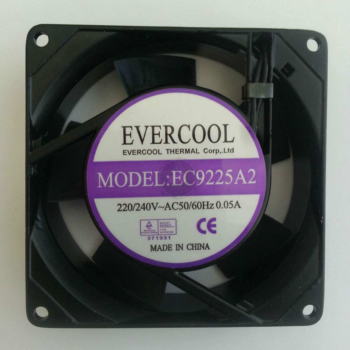 EVERCOOL MODEL:EC9225A2 220V 9CM散热风扇