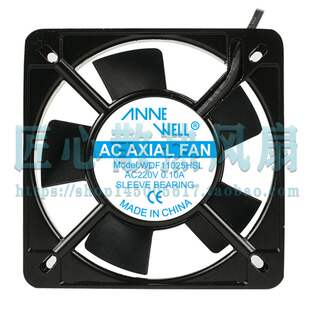 VNNE WELL WDF11025HSL AC 220V 0.10A 110x110x25mm散热风扇