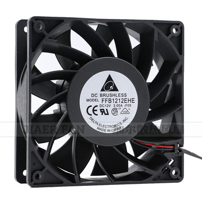 台达风扇3A 12038暴力风扇 12cm FFB1212EHE 12V 大风量风扇 3.0A