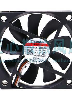 MF60101V1-1Q05C-S99 建准SUNON风机 6cm6010 12V超静音散热风扇